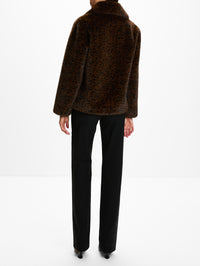 Heagle Jacket,VANESSA BRUNO,FAUVE/NOIR,Image 3