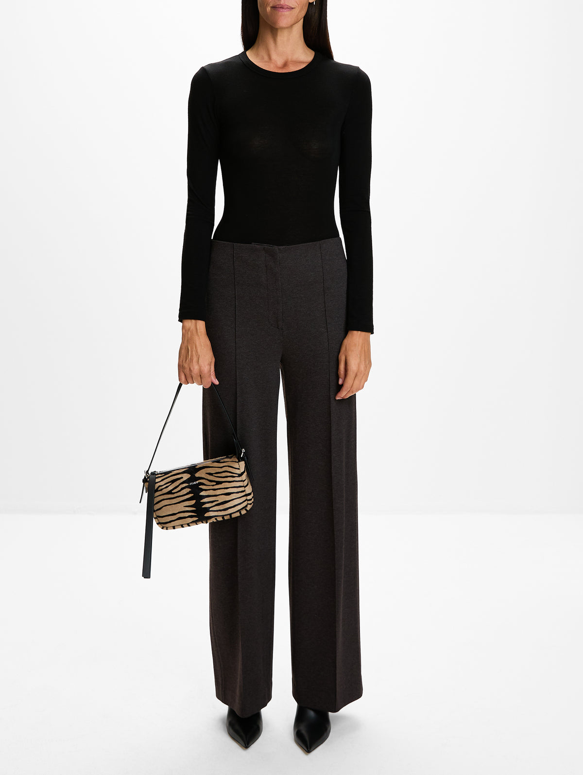 Faru Pant,VANESSA BRUNO,MARRON,Image 2