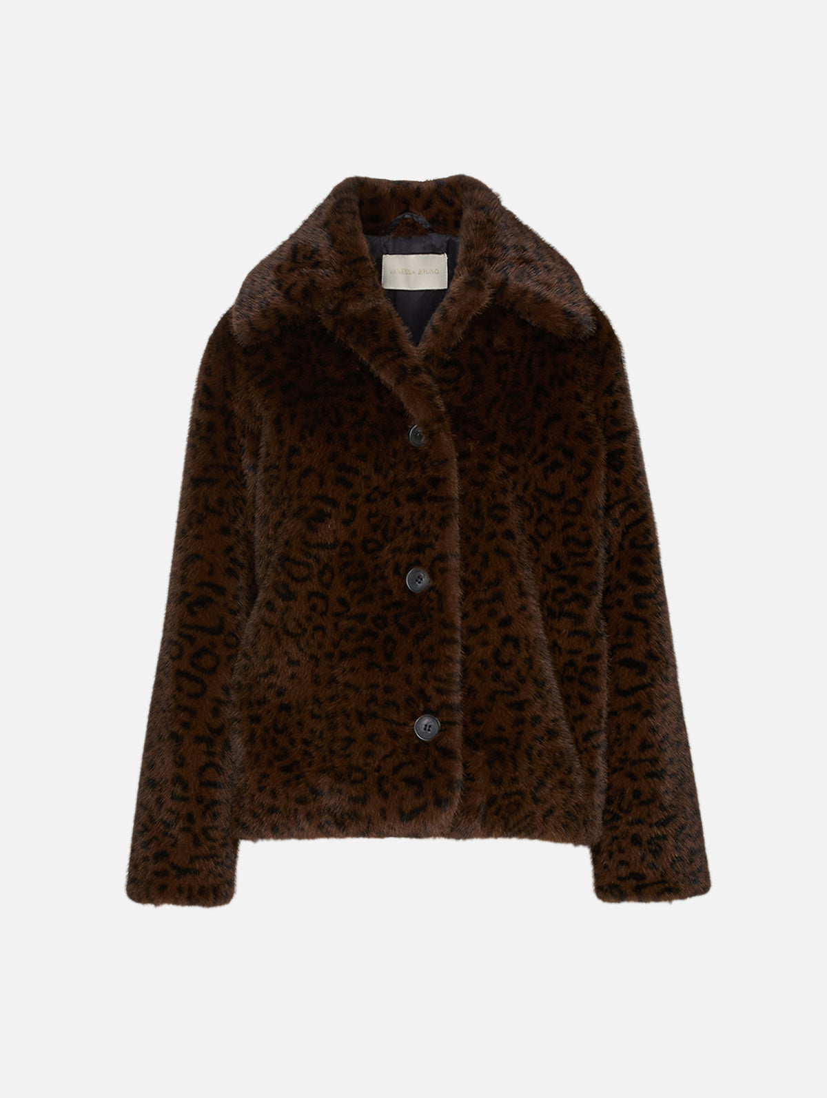 Heagle Jacket,VANESSA BRUNO,FAUVE/NOIR,Image 1