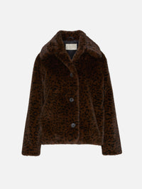 Heagle Jacket,VANESSA BRUNO,FAUVE/NOIR,Image 1