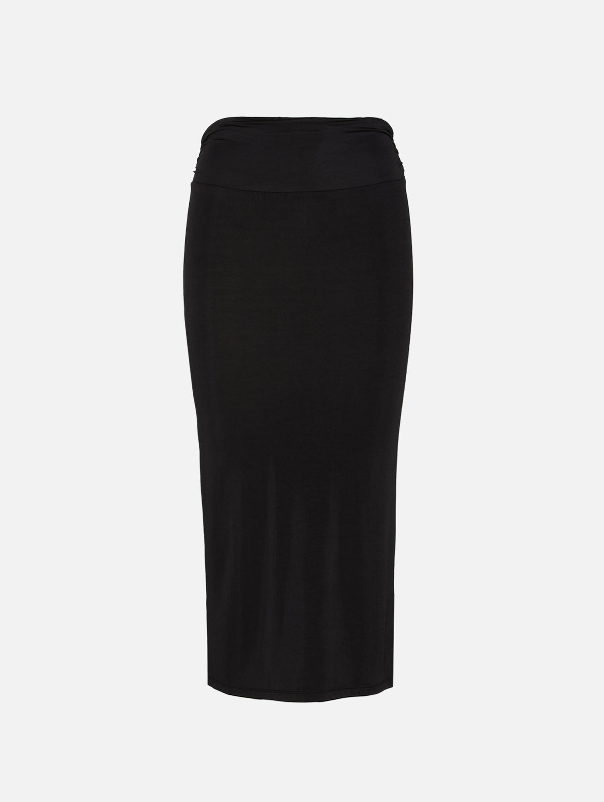 Elsa Midi Skirt,ÉTERNE,BLACK,Image 1