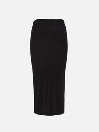Elsa Midi Skirt,ÉTERNE,BLACK,Image 1