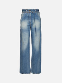 Pippaz Pant,DRIES VAN NOTEN,BLUE,Image 1