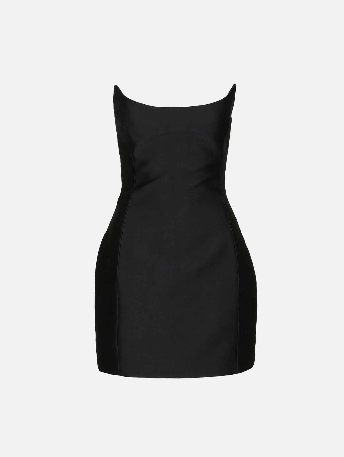 Bustier Mini Dress,BALENCIAGA,BLACK,Image 1