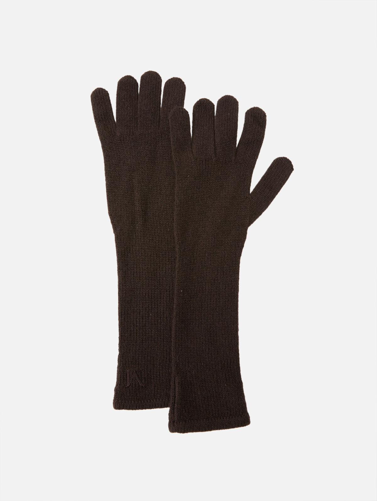 Knit Gloves,MAX MARA,BROWN,Image 1
