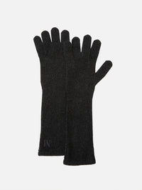 Knit Gloves,MAX MARA,MEDIUM GREY,Image 1
