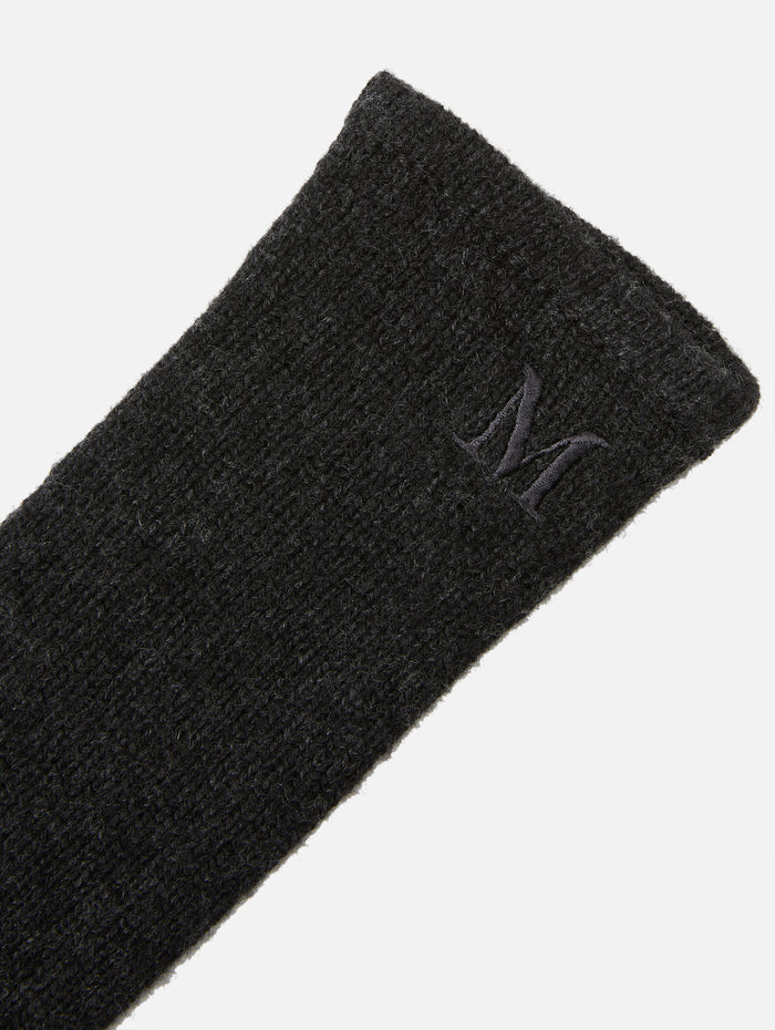Knit Gloves,MAX MARA,MEDIUM GREY,Image 1