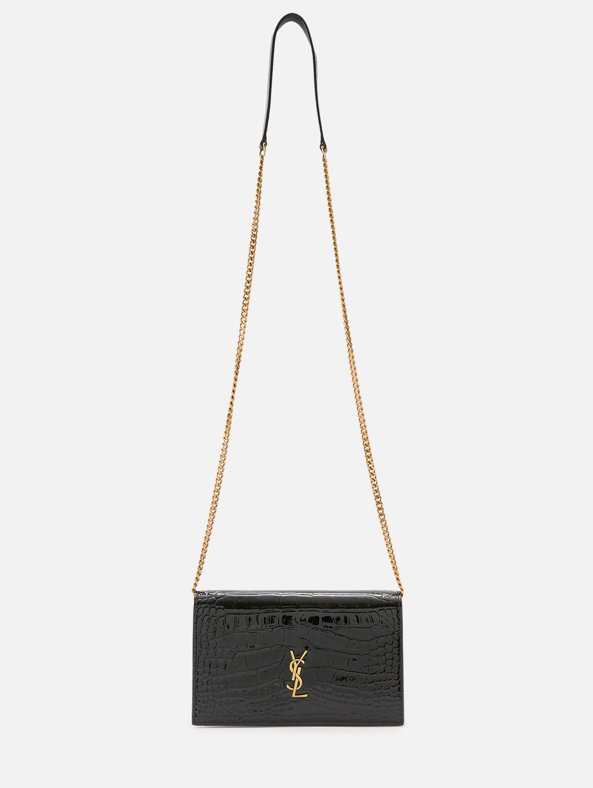 Envelope Chain Wallet,SAINT LAURENT,NOIR,Image 3