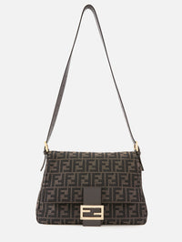 Flap Shoulder Bag,FENDI,TABACCO DARK BROWN,Image 3