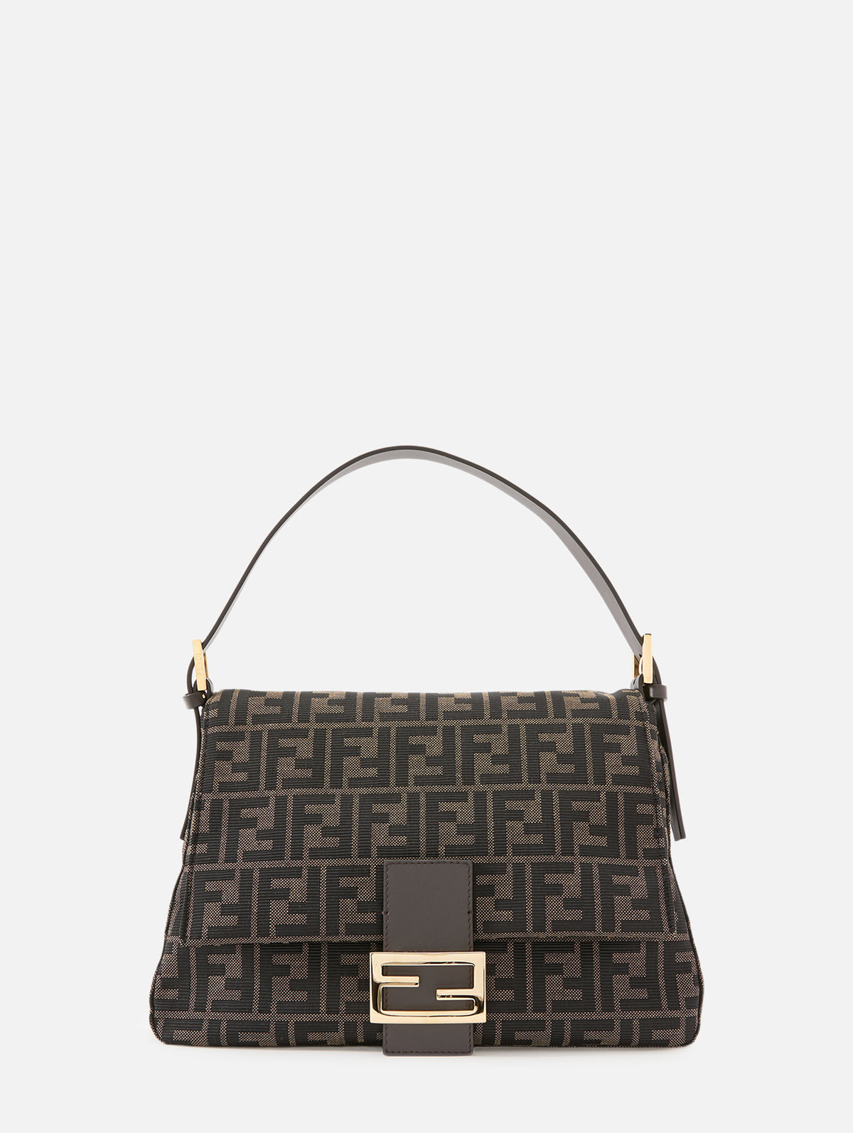 Flap Shoulder Bag,FENDI,TABACCO DARK BROWN,Image 1