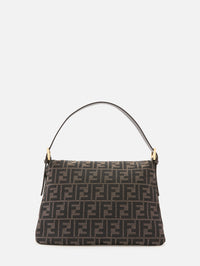 Flap Shoulder Bag,FENDI,TABACCO DARK BROWN,Image 2