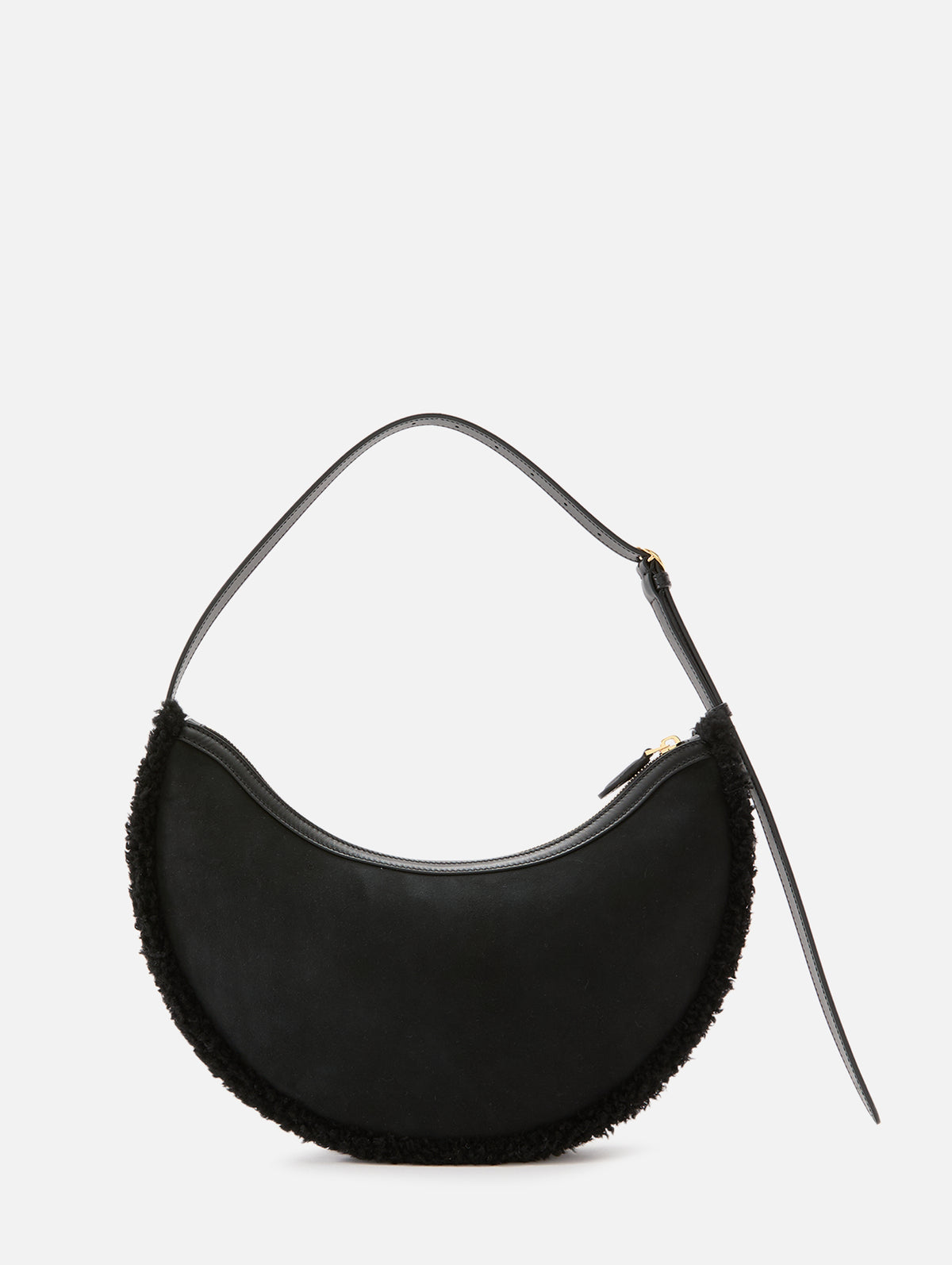 Lune Shearling Bag,ALAIA,NOIR,Image 2