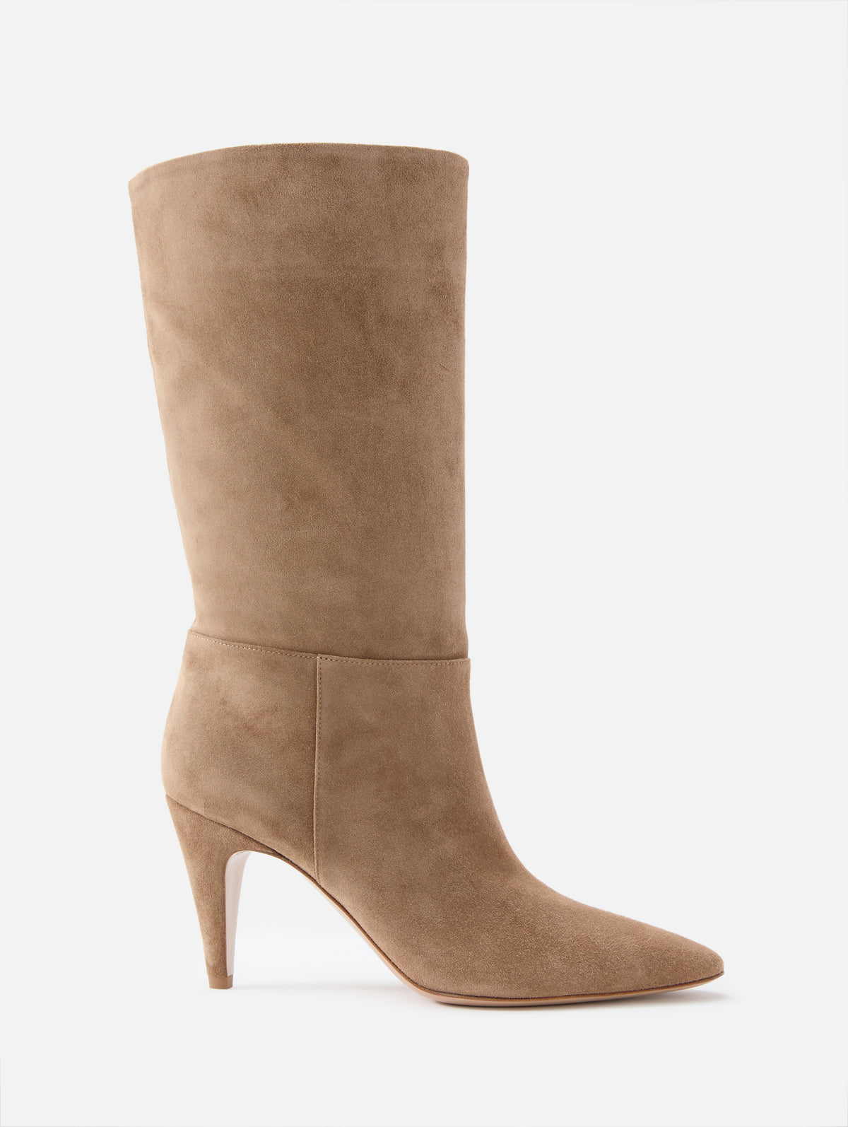 Elise Camoscio Stivale Boot,GIANVITO ROSSI,CAMEL,Image 1