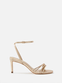 Ella Sandal 70mm,BLACK SUEDE STUDIO,GOLD,Image 1