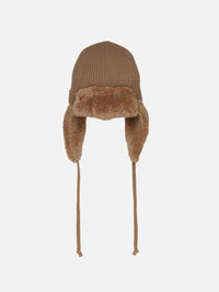 Shearling Hat,MIU MIU,CAMMELLO,Image 1