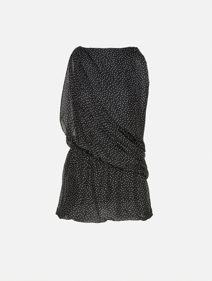 Arisa Mini Dress,SIR.,POLKA DOT NERO,Image 1