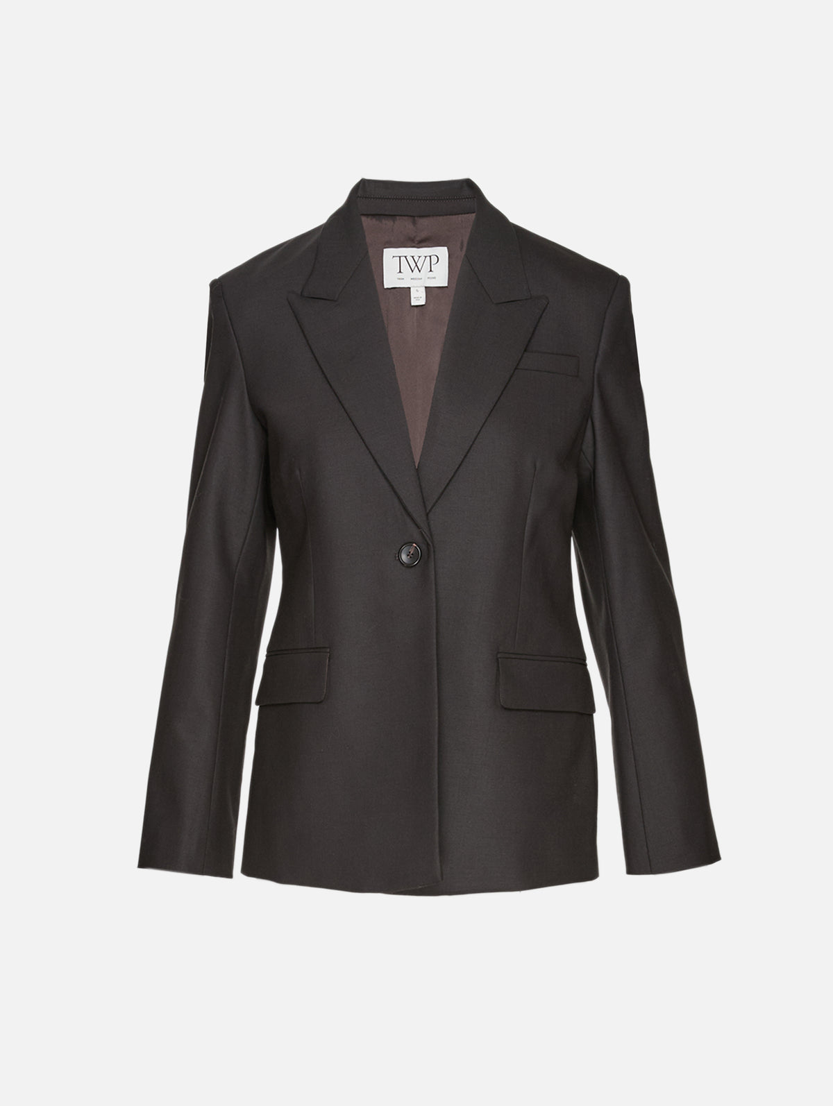 Jasper Blazer,TWP,CHOCOLATE,Image 1