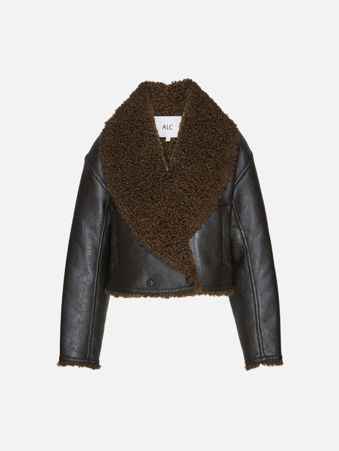Stella Jacket,A.L.C.,DEEPEST BROWN,Image 1