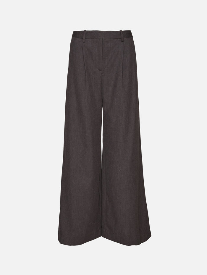 Gwen Trouser,TWP,DARK CHOCOLATE,Image 1
