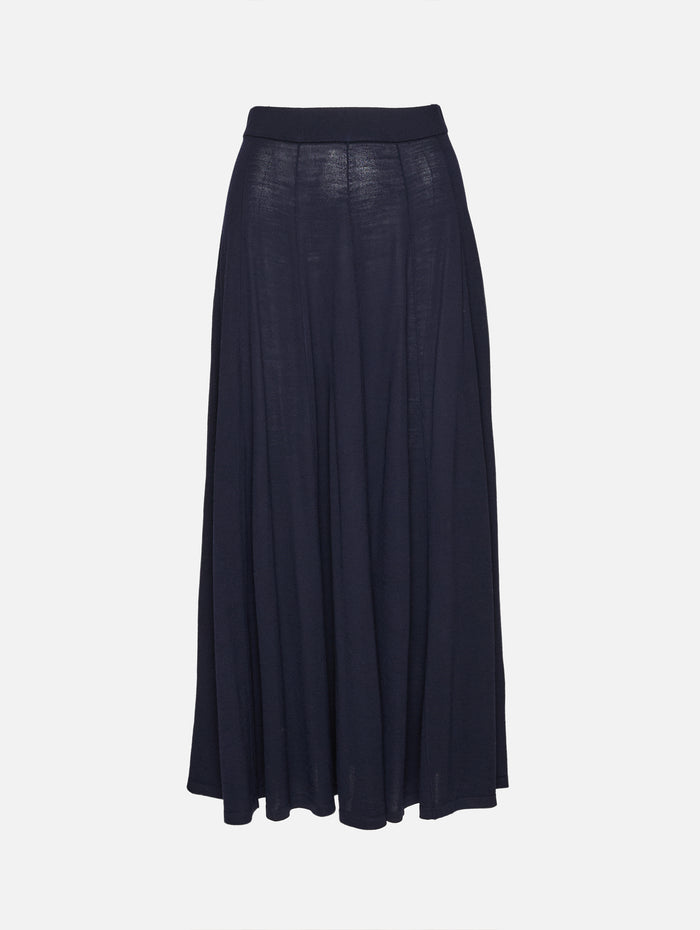 Seamed Maxi Skirt,TWP,BLUE NIGHTS,Image 1