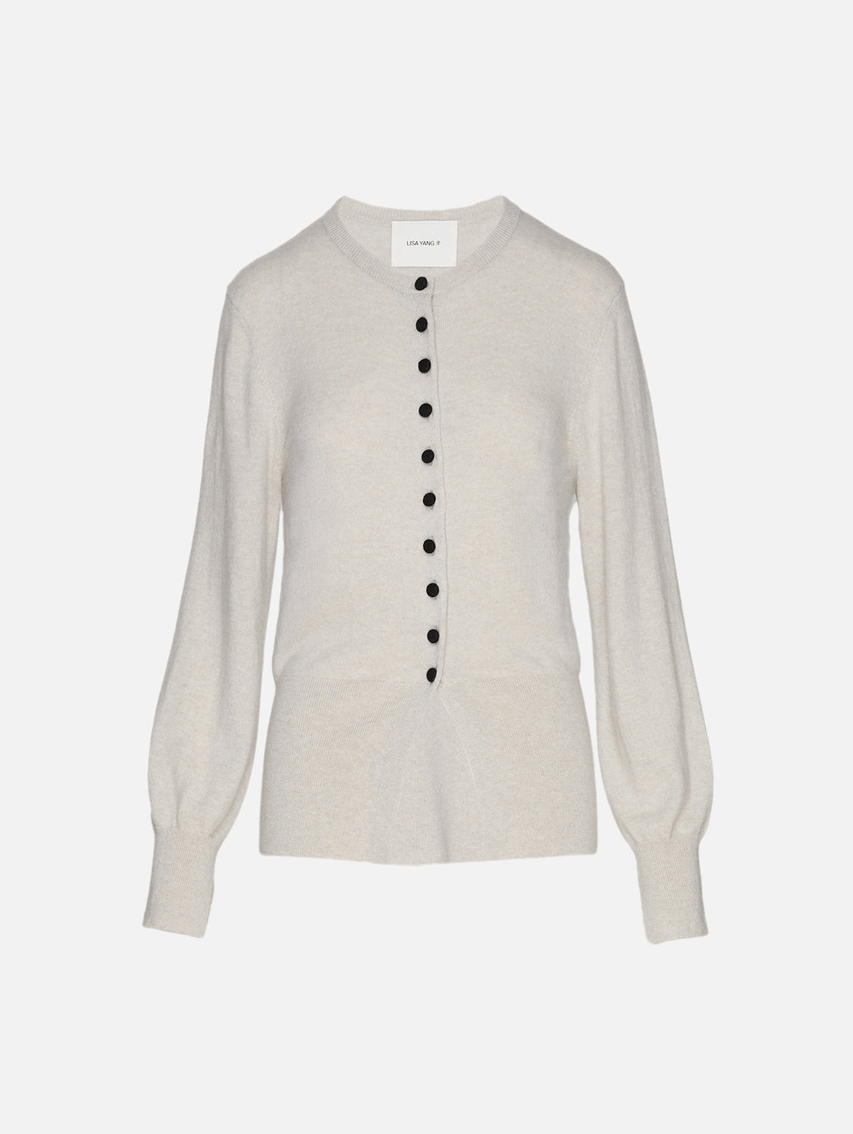 Maven Cardigan,LISA YANG,OYSTER,Image 1