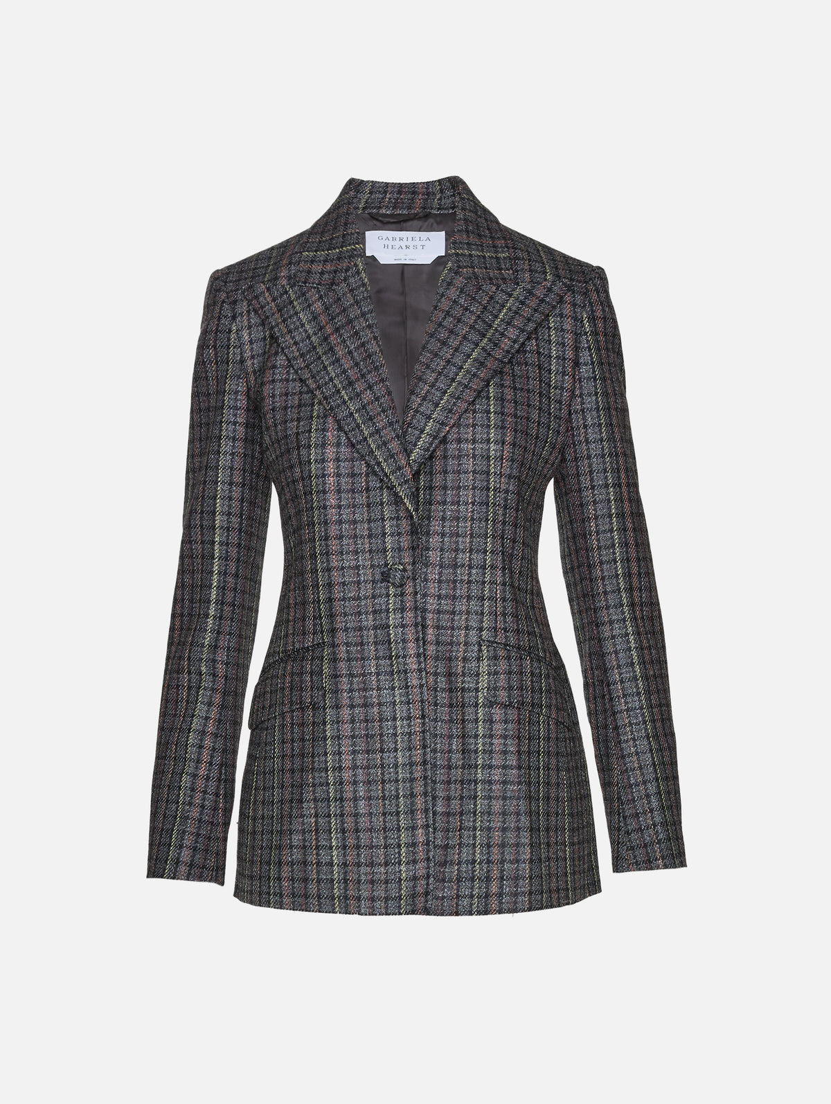 Leiva Blazer,GABRIELA HEARST,CHARCOAL,Image 1