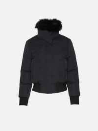 High Neck Jacket,GUCCI,BLACK,Image 2