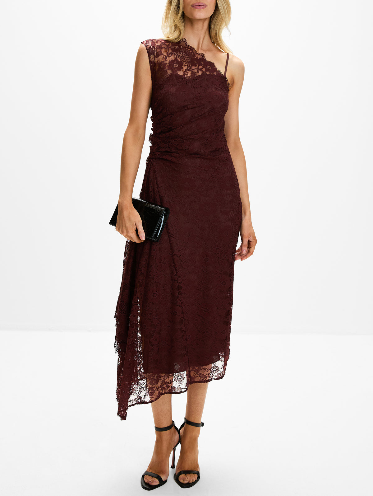 Gia Dress,A.L.C.,MARRON,Image 2