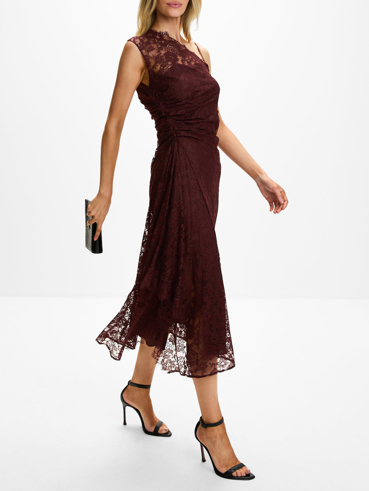 Gia Dress,A.L.C.,MARRON,Image 3