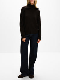 Denie Cardigan,LISA YANG,DARK OAK,Image 2