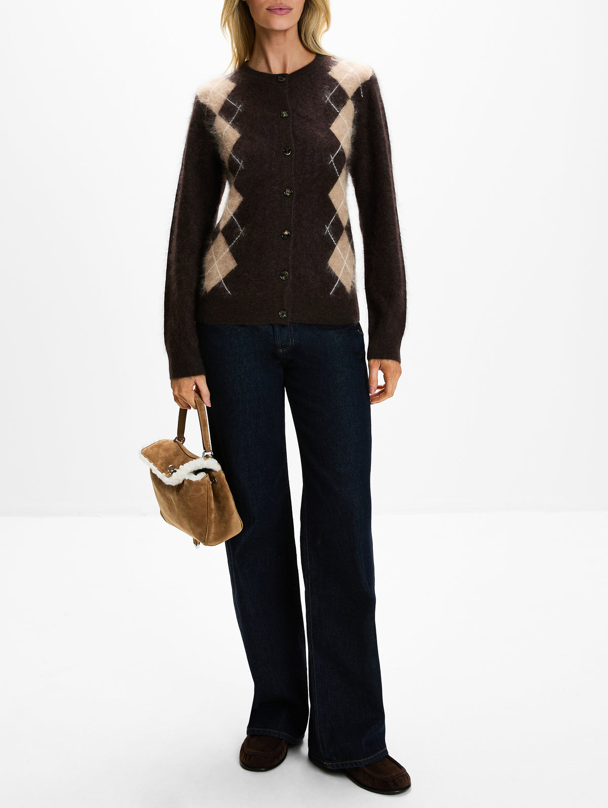 Arlo Cardigan,ARCH4,BROWN ARGYLE,Image 2
