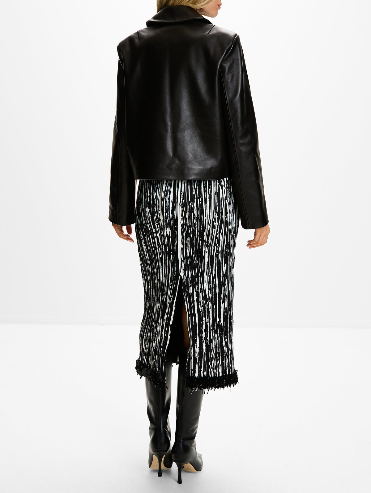 Remi Jacket,BRANDON MAXWELL,BLACK,Image 3