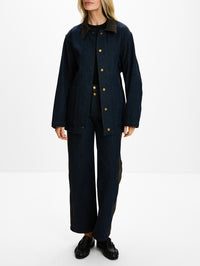 Workwear Jacket,B SIDES,INDIGO/ESPRESSO,Image 2