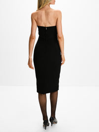 Strapless Dress,DOLCE & GABBANA,BLACK,Image 4