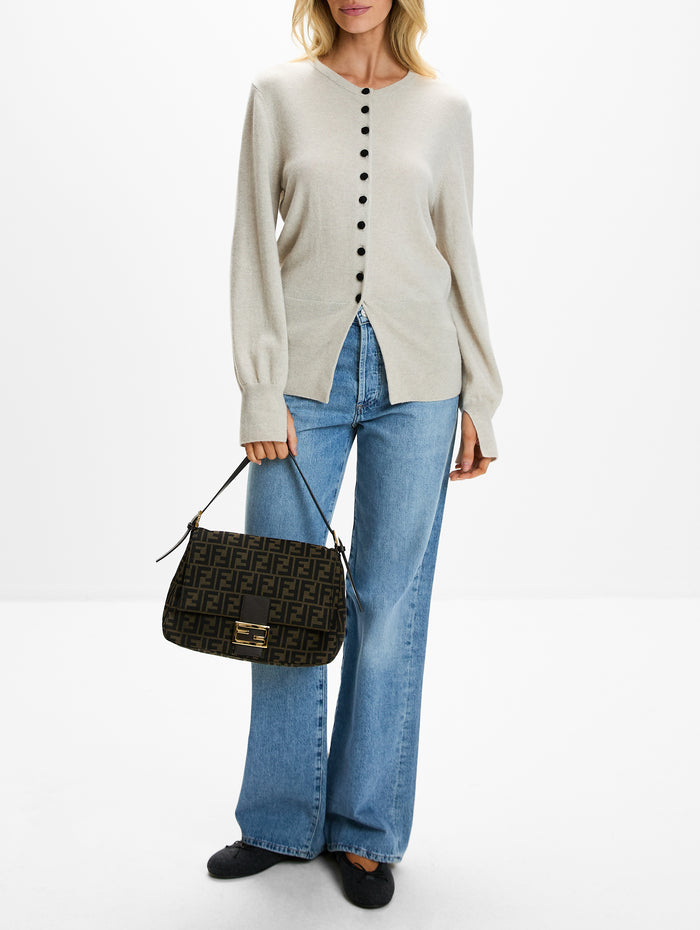 Maven Cardigan,LISA YANG,OYSTER,Image 1