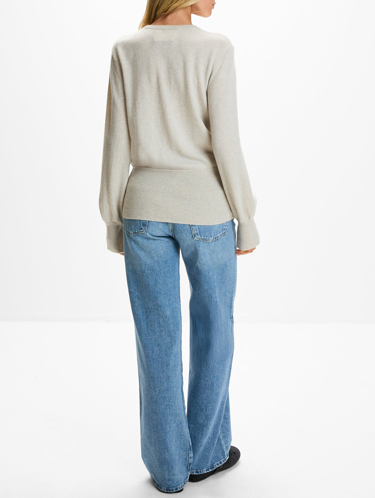 Maven Cardigan,LISA YANG,OYSTER,Image 3