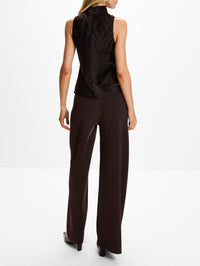 Palmer Sleeveless Blouse,ELYSEWALKER LABEL,CHOCOLATE PLUM,Image 3