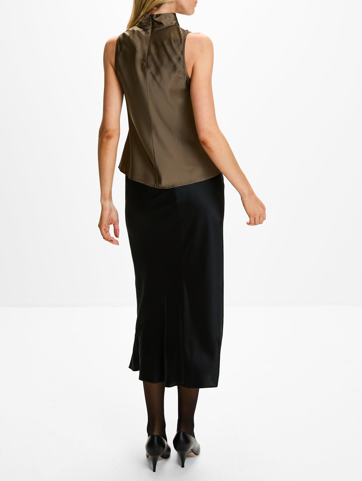 Palmer Sleeveless Blouse,ELYSEWALKER LABEL,DRIFTWOOD,Image 3