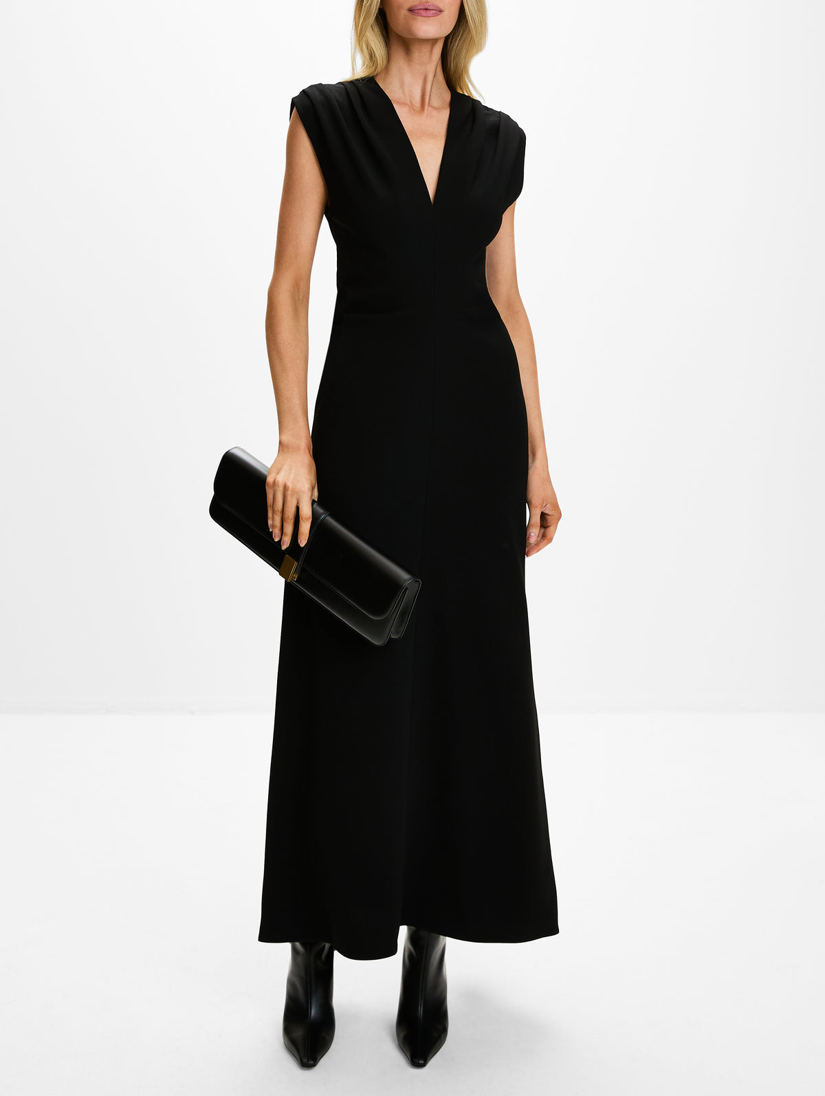 Geraldine Dress,PROENZA SCHOULER,BLACK,Image 2