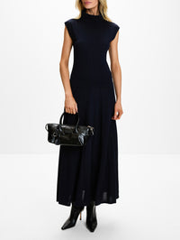 Funnel Neck Sleeveless Top,TWP,BLUE NIGHTS,Image 2