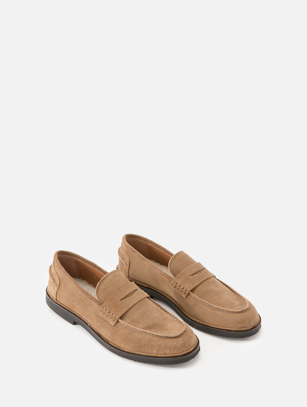 Magnetic Loafer,LA CANADIENNE,TOAST SUEDE,Image 2