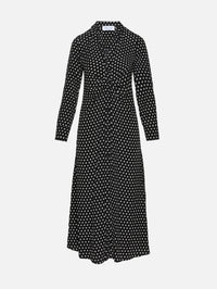 Genny Dress,CALLAS MILANO,BLACK DOTS,Image 2