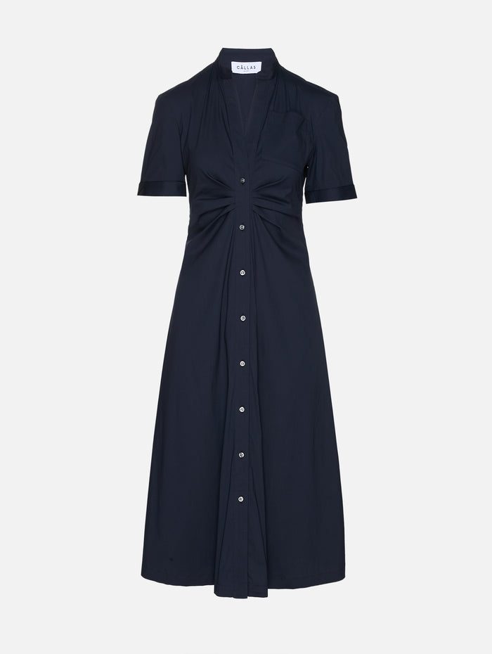 Noor Dress,CALLAS MILANO,NAVY,Image 1