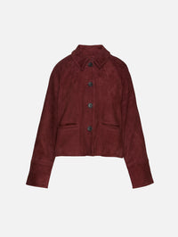 Gidget Jacket,TANYA TAYLOR,DEEP REDWOOD,Image 1