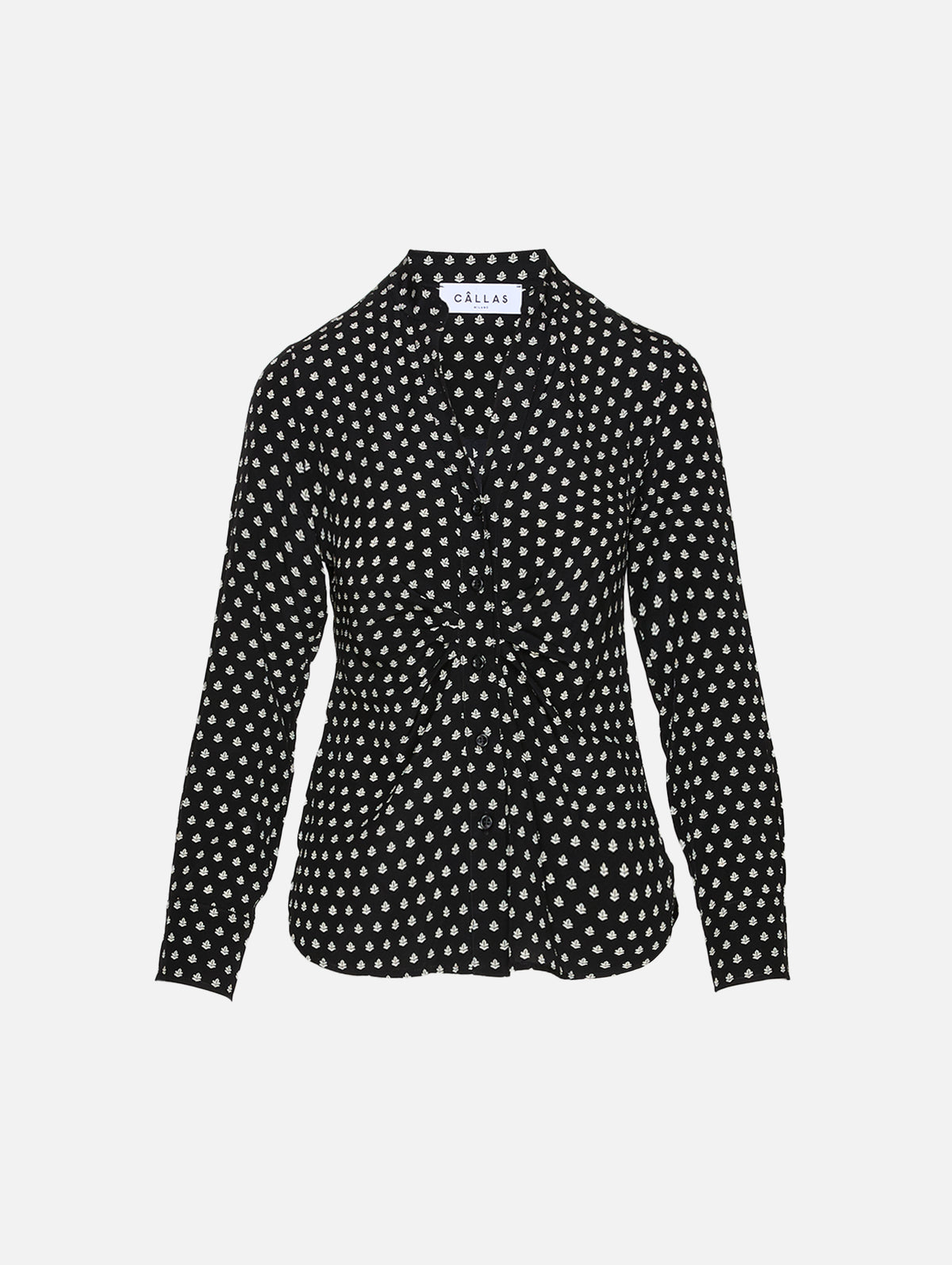 Blake Top,CALLAS MILANO,BLACK DOTS,Image 1