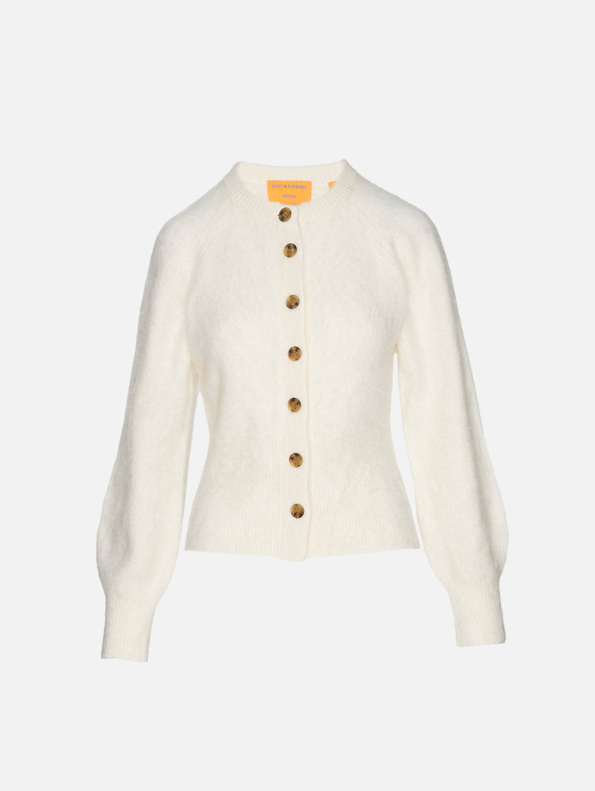 Grizzly Sculpted Cardigan,GUEST IN RESIDENCE,CREAM,Image 1