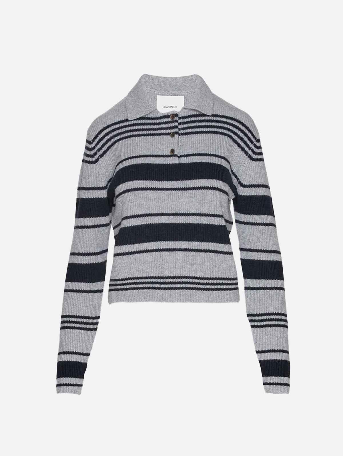 Tinna Stripes Sweater,LISA YANG,SANDERLING,Image 1