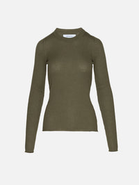 Baby Tee,SPRWMN,OLIVE,Image 1