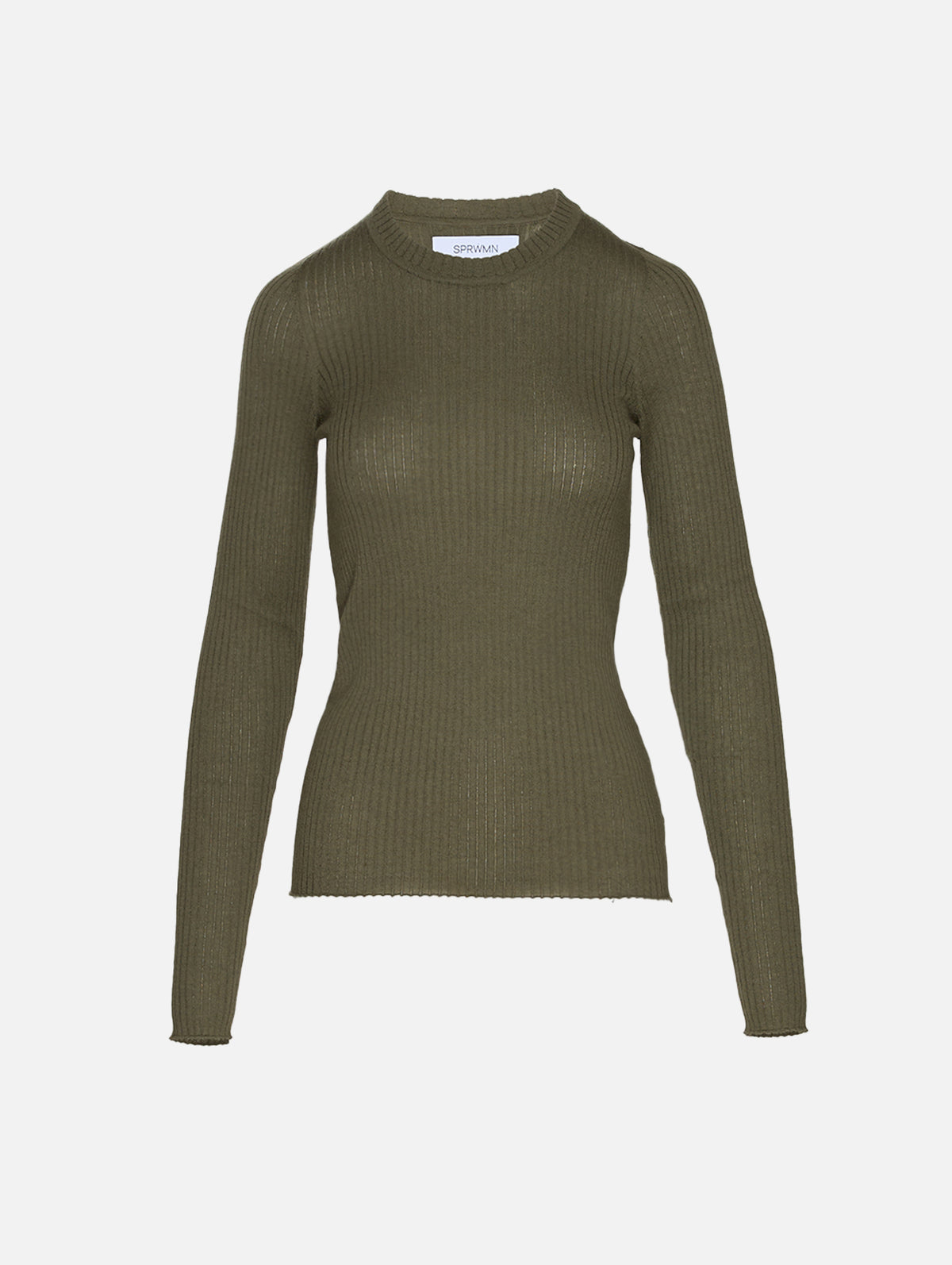 Baby Tee,SPRWMN,OLIVE,Image 2