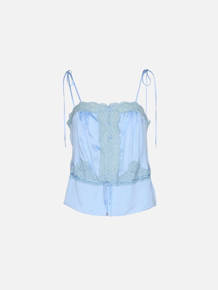 Cami Top,CHLOÉ,PURE BLUE,Image 1